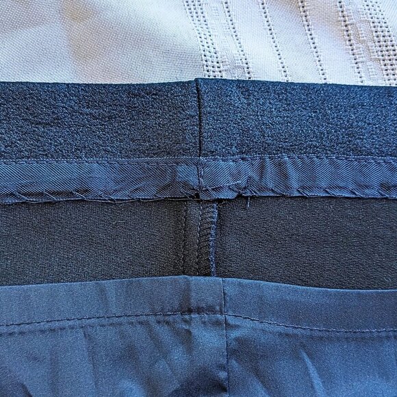 NWT BLACK HALO Eve Laurel Berman Jackie O Bouvier Maxi Gown Eclipse Blue Sz 12 - Picture 9 of 10